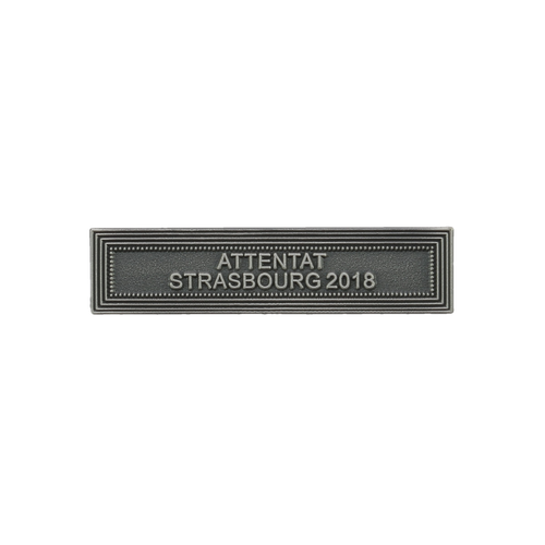 Agrafe Attentats de Strasbourg 2018