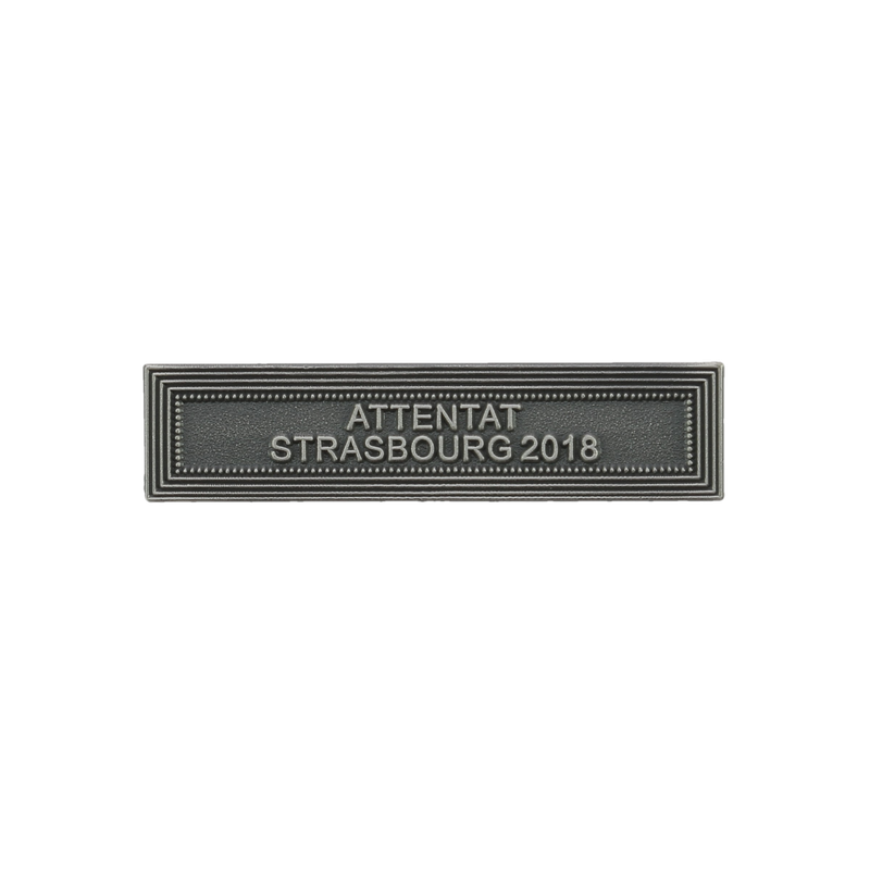 Agrafe Attentats de Strasbourg 2018