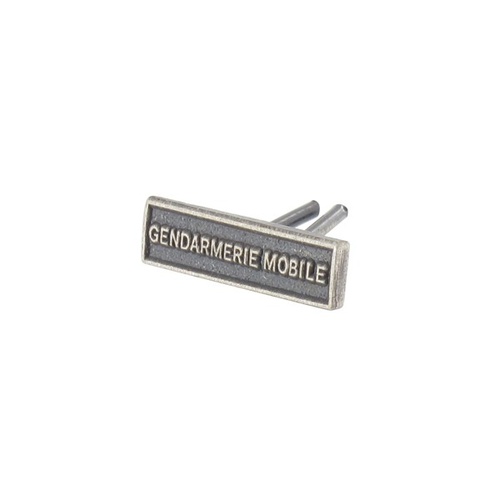 Agrafe Gendarmerie Mobile Argent