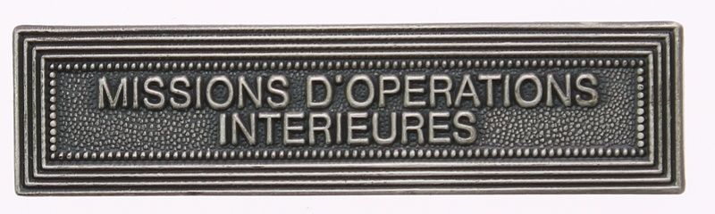 Agrafe Missions d'Opérations Intérieures
