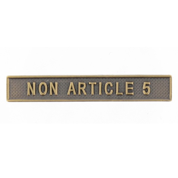 Agrafe Non Article 5