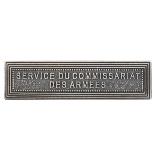 Agrafe Service du Commissariat des Armées