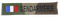 BANDE PATRO "GENDARMERIE" BRODE MACHINE NOIR S/VELCRO CAMO + DRAPEAU FR