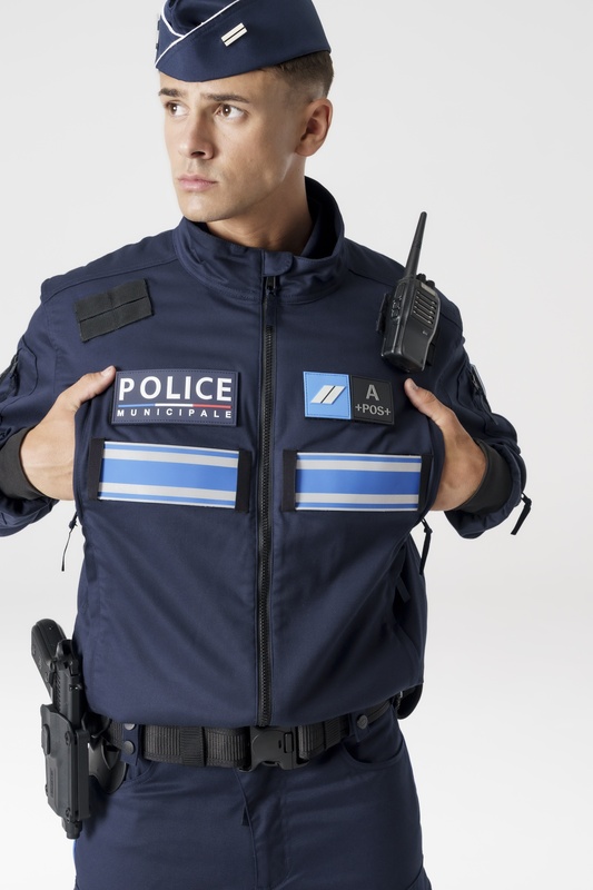 Blouson d'intervention Chronos Mat - Bandes Amovibles Incluses