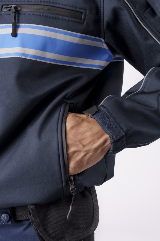 Blouson softshell capuche amovible
