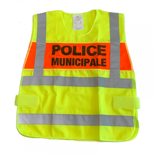 CHASUBLE JAUNE/ORANGE - POLICE MUNICIPALE