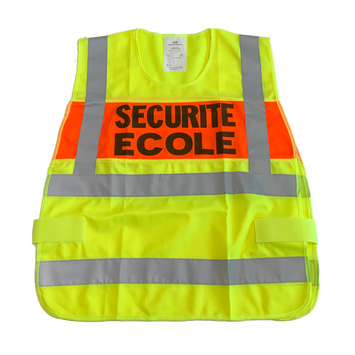 CHASUBLE JAUNE/ORANGE - SECURITE ECOLE