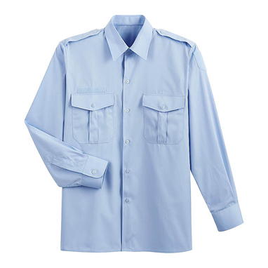 Chemise pattes épaules 2 poches ML col fermé HOMME