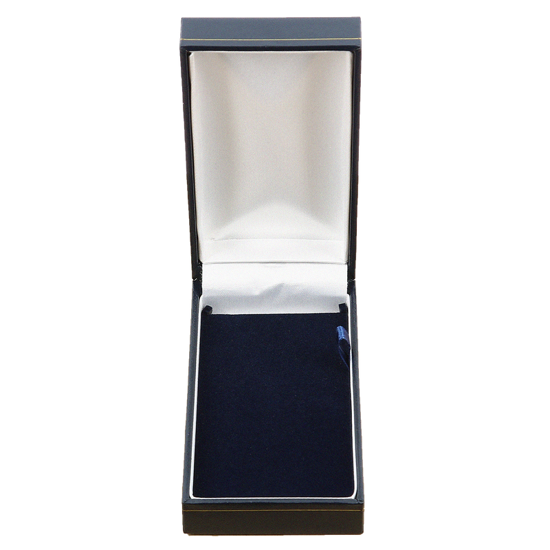 Ecrin type cuir medaille ordonnance ouverture frontale