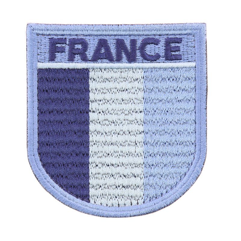 ECUSSON B.V BLEU FRANCE TRICOLORE MONTE SUR VELCRO