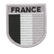 ECUSSON B.V NOIR FRANCE TRICOLORE MONTE SUR VELCRO