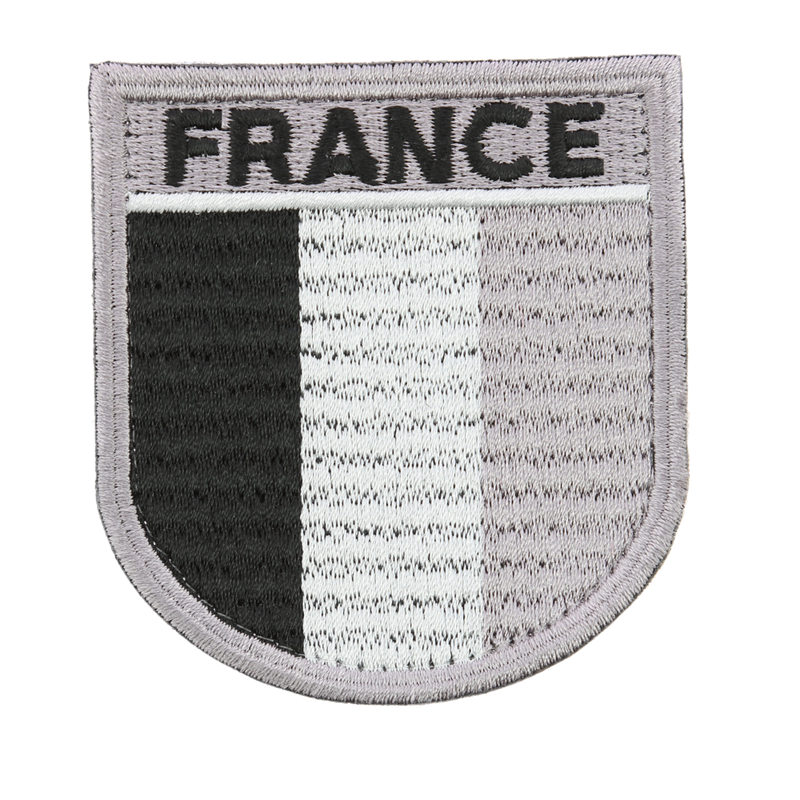 ECUSSON B.V NOIR FRANCE TRICOLORE MONTE SUR VELCRO