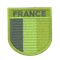 ECUSSON B.V VERT FRANCE TRICOLORE MONTE SUR VELCRO