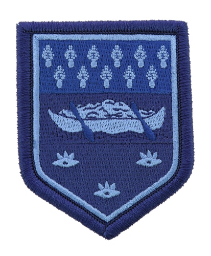 ECUSSON COMMANDEMENT DE LA GENDARMERIE GUYANE BV BLEU REF.66B