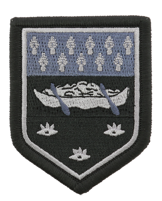 ECUSSON COMMANDEMENT DE LA GENDARMERIE GUYANE BV NOIR REF.66N