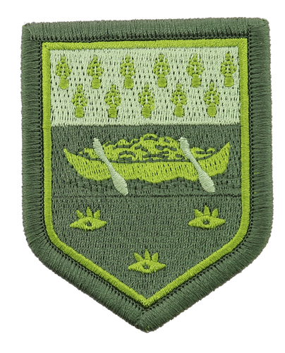 ECUSSON COMMANDEMENT DE LA GENDARMERIE GUYANE BV VERT REF.66V