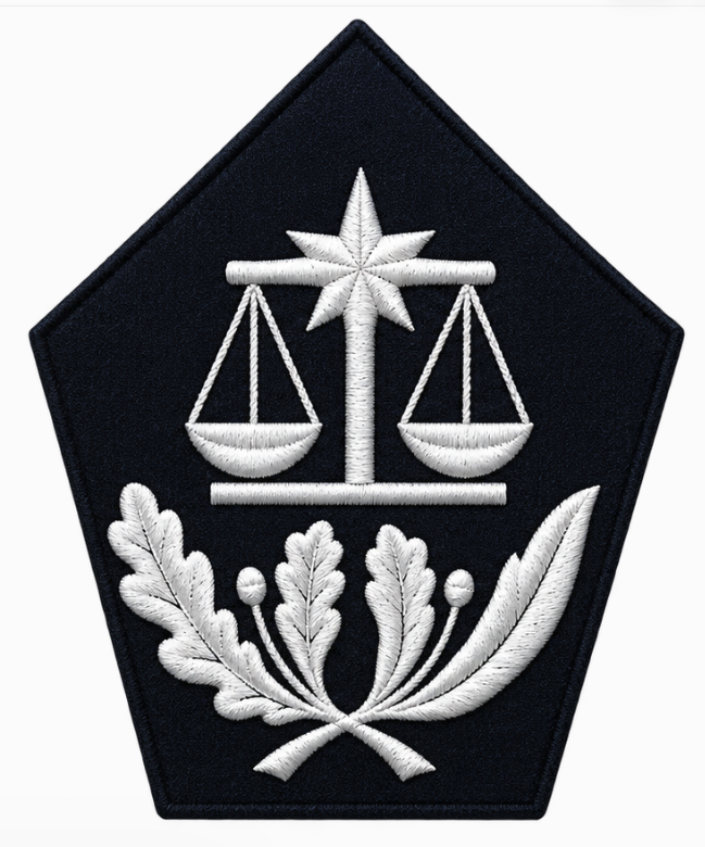Ecusson de col Directeur - Pénitentiaire