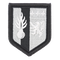 ECUSSON GENDARMERIE MOBILE ZONE DE DEFENSE LYON BV NOIR REF.50N