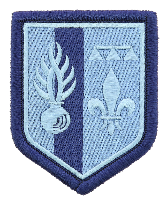 ECUSSON GENDARMERIE MOBILE ZONE DE DEFENSE MARSEILLE BV BLEU REF.51B