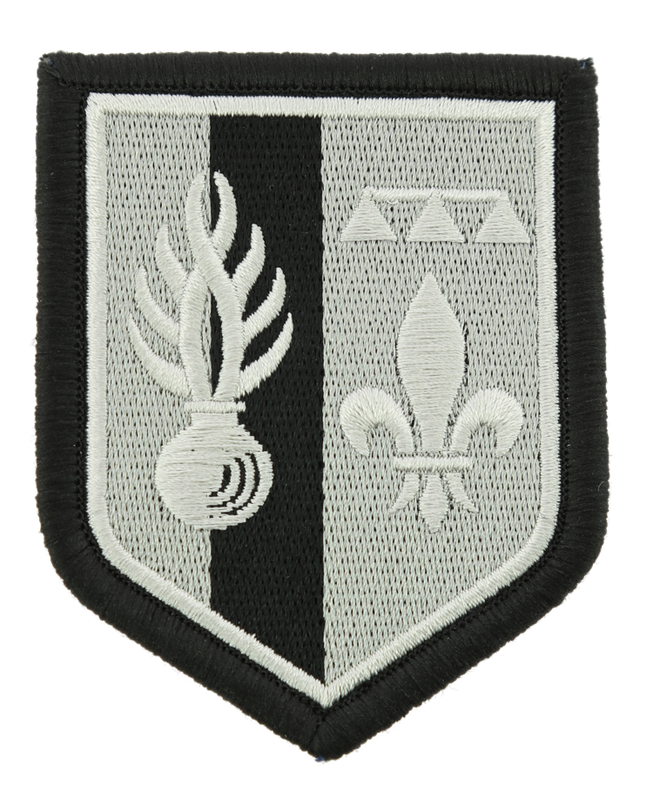 ECUSSON GENDARMERIE MOBILE ZONE DE DEFENSE MARSEILLE BV NOIR REF.51N