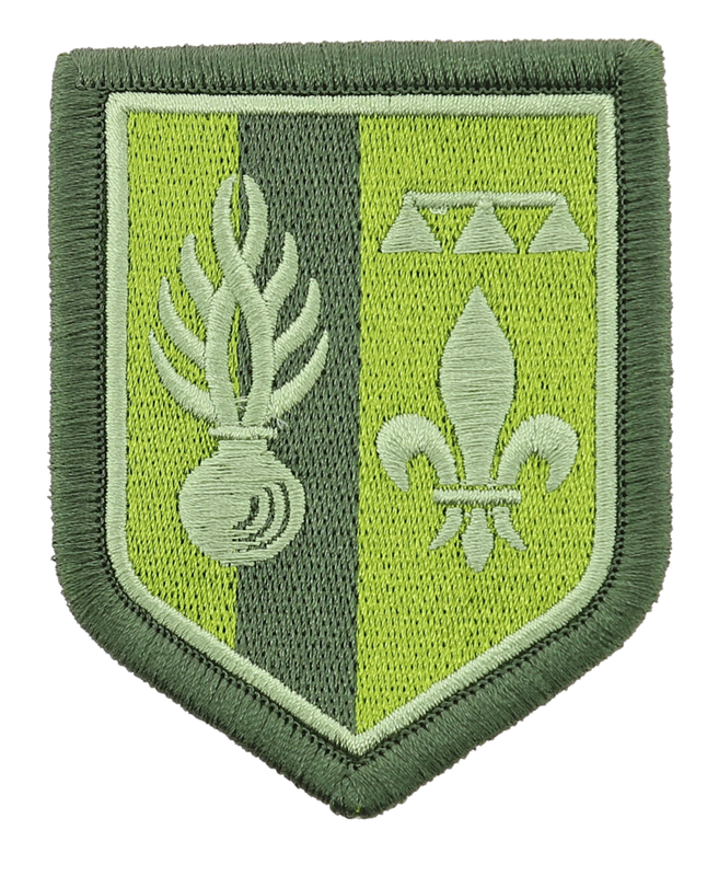 ECUSSON GENDARMERIE MOBILE ZONE DE DEFENSE MARSEILLE BV VERT REF.51V