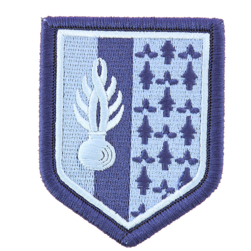 ECUSSON GENDARMERIE MOBILE ZONE DE DEFENSE RENNES BV BLEU REF.48B