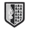 ECUSSON GENDARMERIE MOBILE ZONE DE DEFENSE RENNES BV NOIR REF.48N