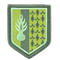 ECUSSON GENDARMERIE MOBILE ZONE DE DEFENSE RENNES BV VERT REF.48V