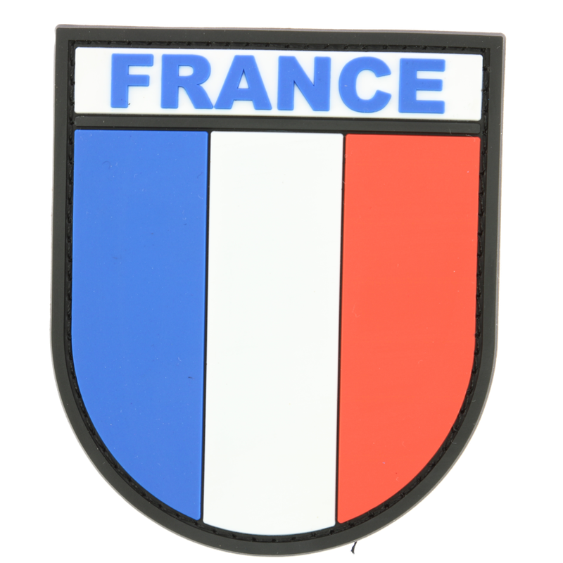 ECUSSON PVC FRANCE TRICOLORE MONTE SUR VELCRO - PVC