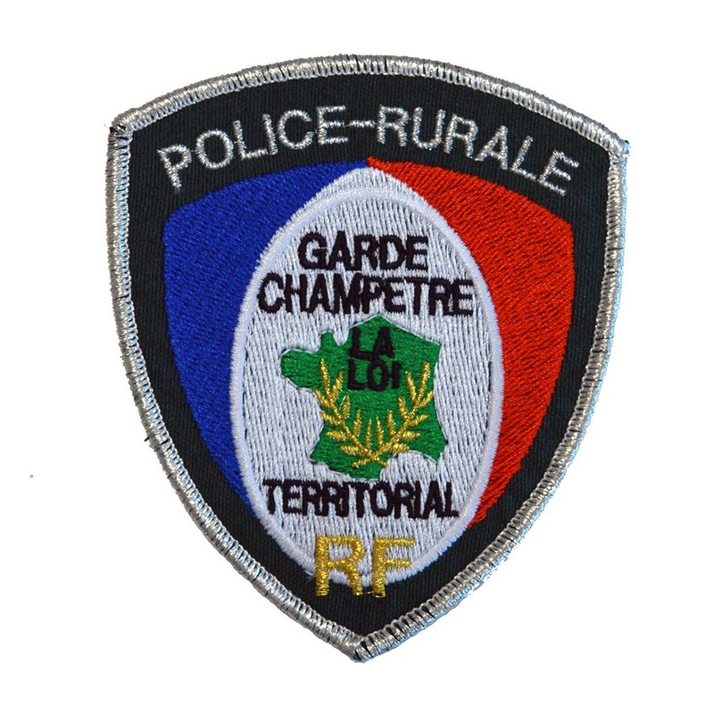 ECUSSON S/VELCRO - POLICE RURALE