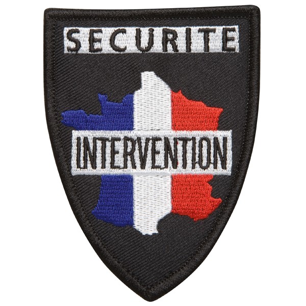 ECUSSON SOIE ECU FRANCE TRICOLORE SECURITE INTERVENTION VELC