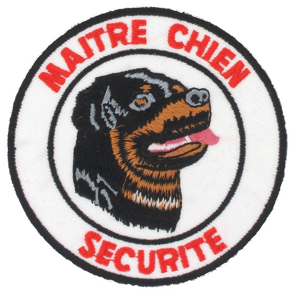 ECUSSON SOIE ROND MAITRE CHIEN SECURITE ROTTWEILLER