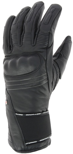 GANTS MOTARD COQUE CUIR HIVER