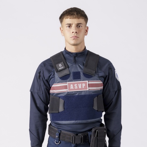 HOUSSE GILET P.BALLES PORT DISCRET MARINE - B.Bdx
