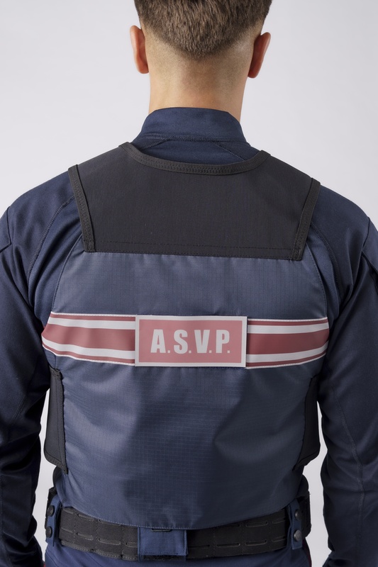 HOUSSE GILET P.BALLES PORT DISCRET MARINE - B.Bdx