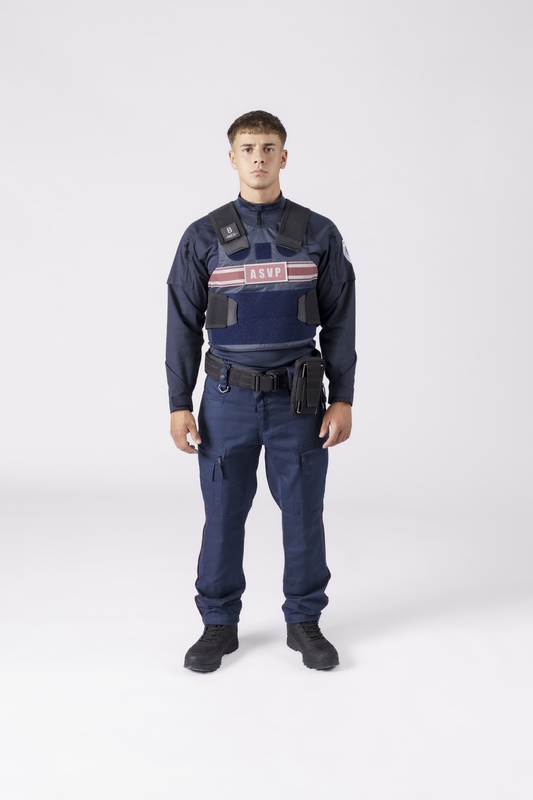HOUSSE GILET P.BALLES PORT DISCRET MARINE - B.Bdx