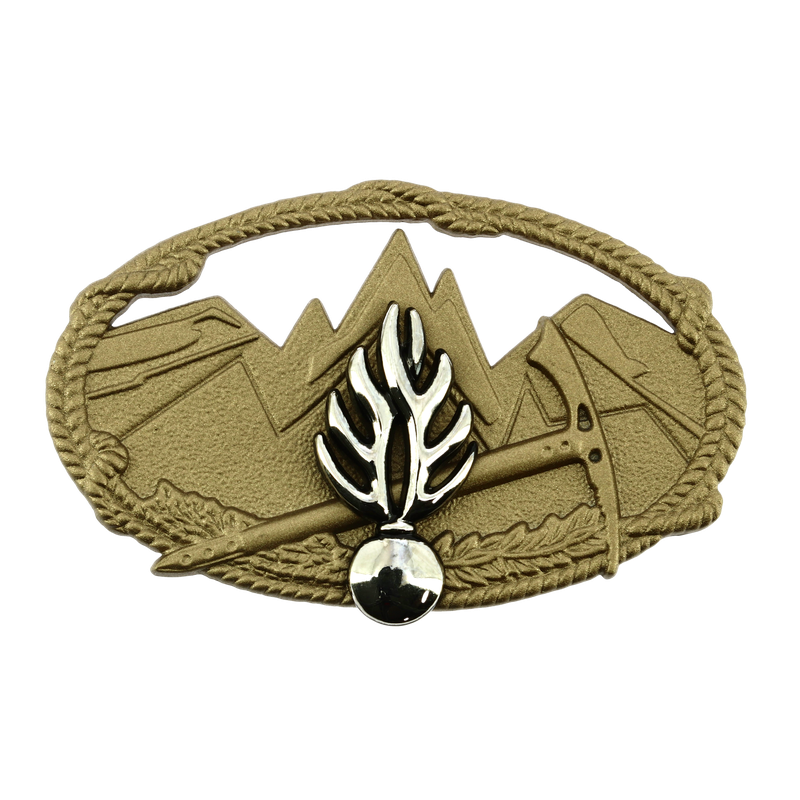INSIGNE METAL BREVET TECHNIQUE MONTAGNE GD REF.611