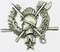 INSIGNE METAL CHEF DE CENTRE D'INCENDIE ET DE SECOURS - ÉTOILE BRONZE
