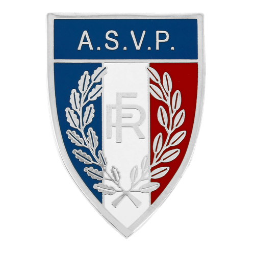 Insigne métallique de coiffure