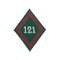 Losange de bras régiment cannetille