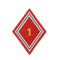 Losange de bras régiment cannetille
