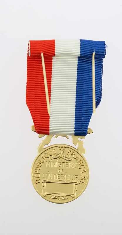 Medaille  Acte de Courage et Devouement  Or avec rosette