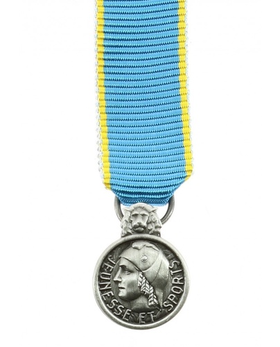 Médaille Jeunesse Et Sports Française - Bronze - Époque XXème Siècle