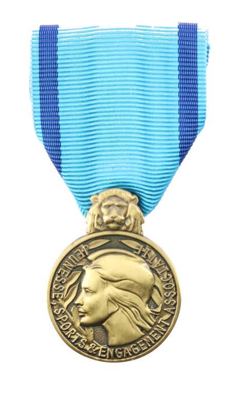 Médaille de la jeunesse, des sports et de l'engagement associatif Bronze