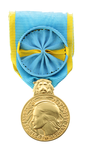 Médaille de la jeunesse, des sports et de l'engagement associatif Or