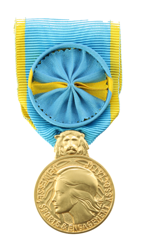 Médaille de la jeunesse, des sports et de l'engagement associatif Or