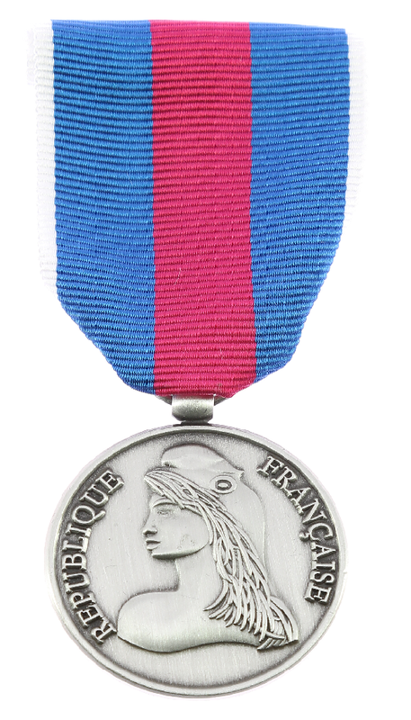 Médaille Médaille des réservistes volontaires de défense et de sécurité intérieure Argent