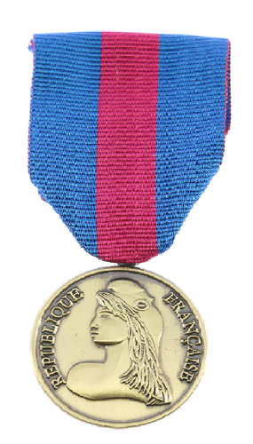 Médaille Médaille des réservistes volontaires de défense et de sécurité intérieure Bronze
