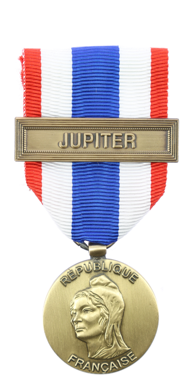 Medaille ordo P.M.T + agrafe JUPITER (boite plastique)