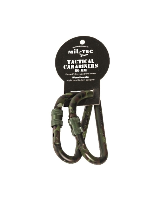 mousqueton tactique 80mm camoufle